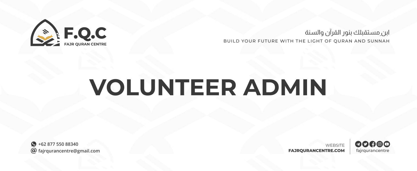 Volunteer Team at FQC – Let’s Join Us!