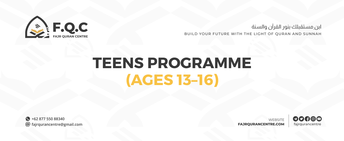 Teens Programme (Ages 13–16)